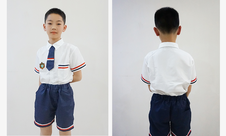 中小學(xué)生夏季校服定制
